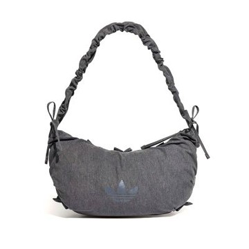 Adidas Denim Ruff Bag 深灰色 荷葉邊 皺摺包 肩背包 斜背包 側背包 KX7014