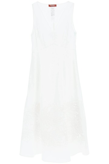 Max Mara Studio - Abito Con Intarsio Pizzo Sangallo