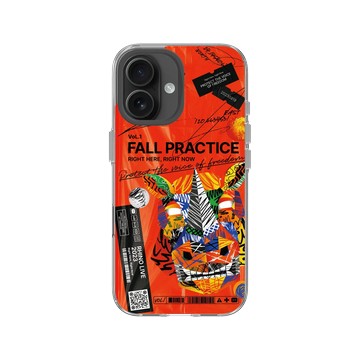 iPhone 16 Clear Case（相機按鈕） 透明 - RHINO LIVE - 第 1 輯：墜落練習