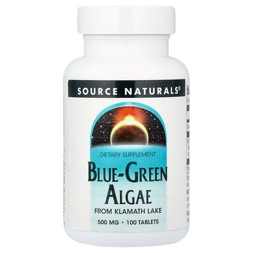 Source Naturals, 藍綠藻，500 毫克，100 片