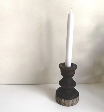 燭台 樸木 鐵媒染