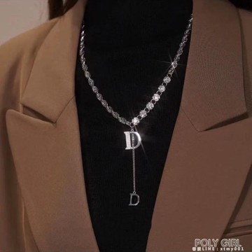 秋冬穿塔字母D項練2021年新款潮女網紅高級感毛衣練女小眾設計感 【林之舍】