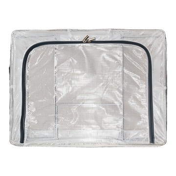 超大防水床底收納箱  中號(40 x 50 x 15cm)  透明  1個