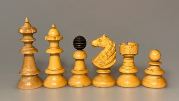 1920 至 1930 年代，奧地利傳統西洋棋棋子組，賽事尺寸