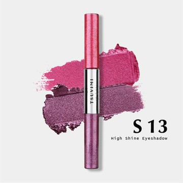 【TSUVIMI 姿慧美】雙色閃亮眼影蜜 ( S13 櫻桃香檳 微醺剛好 )