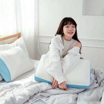 寵物友善【GLORY】天然益生菌 竹纖防敏冷凝 記憶枕（基本型／護頸型／人體工學／人體工學低枕）