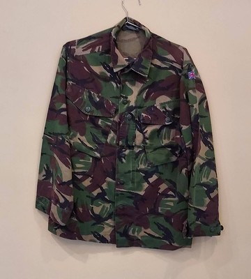 英國公發迷彩拉鍊棉質夾克 軍用襯衫外套G款 英國製老品完整
