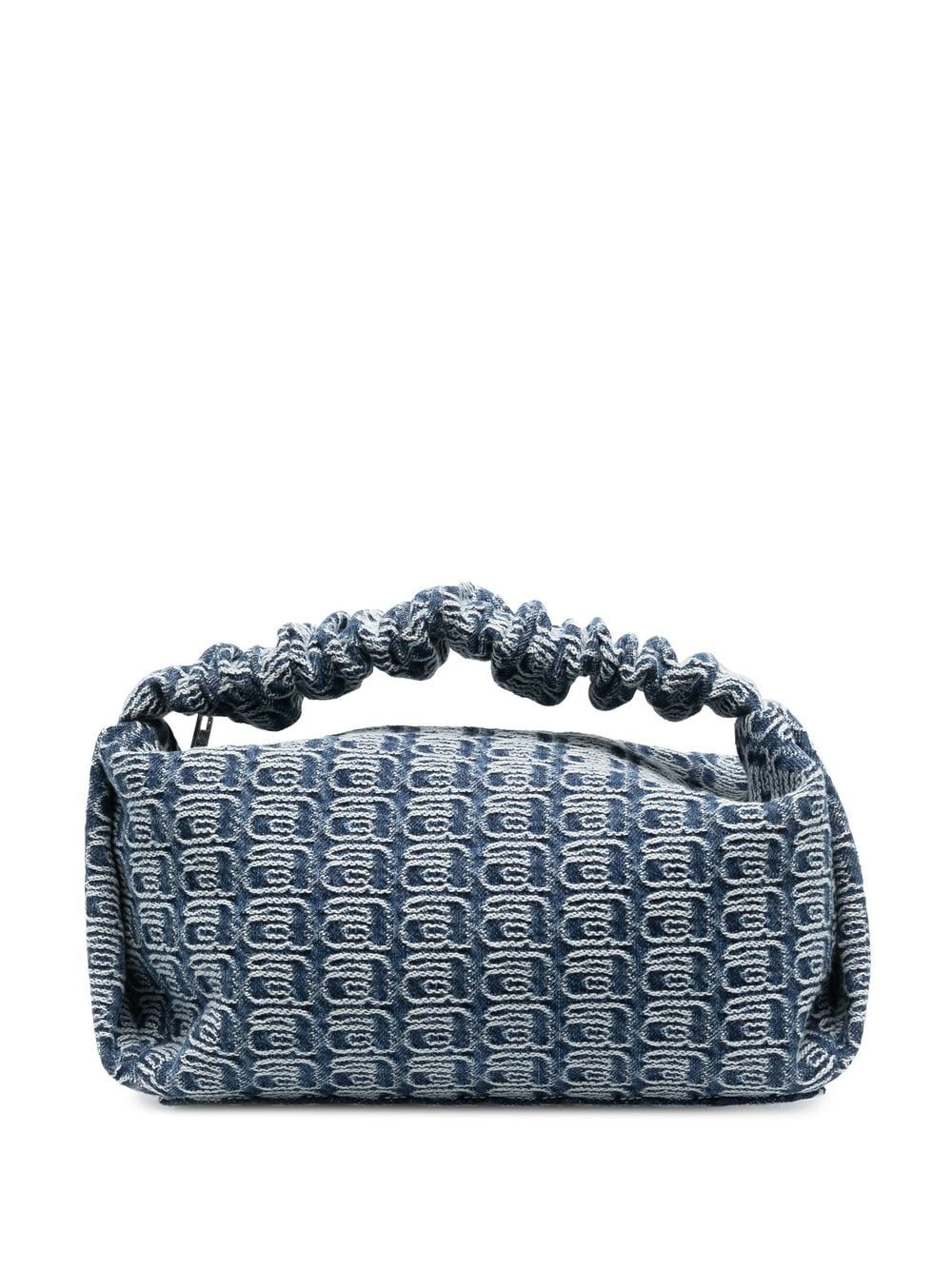 Alexander Wang - monogram-pattern shoulder bag - women - Fabric - One Size - Blue