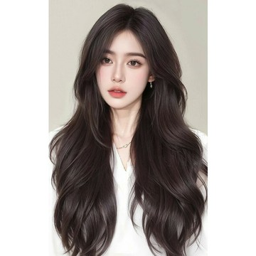 【巴黎精品】現貨+預購 長假髮捲髮整頂假髮-前額蕾絲蓬鬆大波浪女假髮2色a1ji50