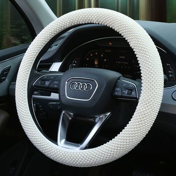 方向盤套 汽車把套 保護套 方向盤保護套 車方向盤套把套 夏季珠子把套四季汽車方向盤套四季佛珠木珠汽車把套