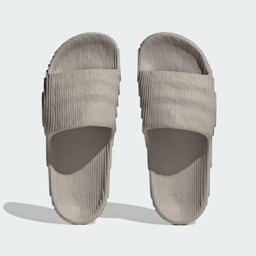 【ADIDAS】ADILETTE 22 Slipper 男鞋 女鞋 灰色 運動拖鞋-HQ4670