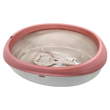 Richell 利其爾 拉普蕾蛋型便盆 S 尺寸30x39.1x12H(cm)  可愛粉  1個