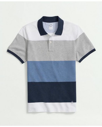 Brooks Brothers Men's Golden Fleece Multi Striped Polo in Supima Cotton | Blue | Size XS