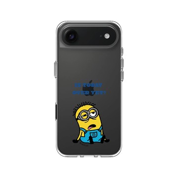 iPhone Air Clear Case（相機按鈕） 透明 - Minions - 小小兵 — 困惑