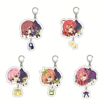 動漫週邊亞克力鑰匙扣五等分花嫁 校園創意飾品小禮品掛件