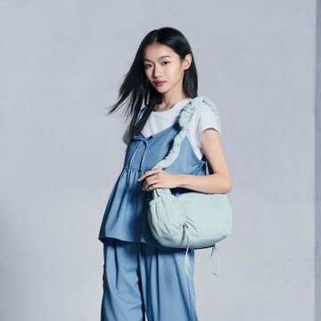 FILA 女短袖兩件式TEE-淺藍 5TEA-1474-BU
