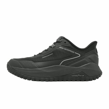 Skechers 休閒鞋 Badger Slip-Ins 男鞋 黑 防水 厚底 機能 運動鞋 211367BBK