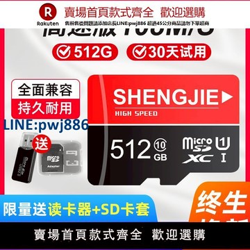 【公司貨 超低價】高速內存卡512g行車記錄儀專用手機SD卡256G攝像監控通用TF卡128G【注意！訂單滿299出貨！】