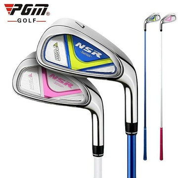 PGM兒童NSR系列左手右手型高爾夫球7號鐵桿石墨桿身適合3至15歲男孩女孩青少年使用JRTiG006