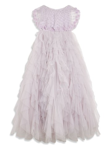MAISON AVA - bead-embellishment tulle dress - kids - Fabric - 8 yrs - Pink