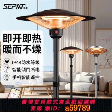 【全網低價 可打統編】圣帕傘型取暖器戶外商用取暖爐大面積電暖神器室外餐廳家用烤火爐