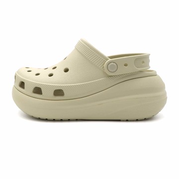 Crocs 卡駱馳  奶茶色 泡芙克駱格 休閒 懶人鞋 男女款 B4911 (207521-2Y2)