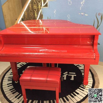【千羽家居】法國紅色三角鋼琴