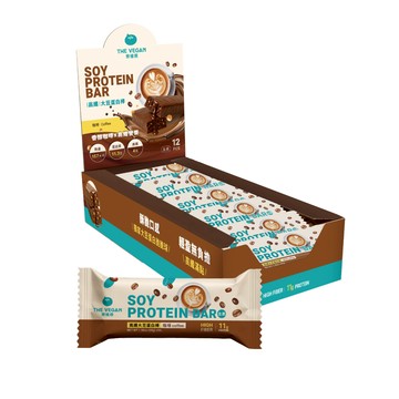 [樂維根] 大豆蛋白棒 - 咖啡口味(盒裝12入)-咖啡