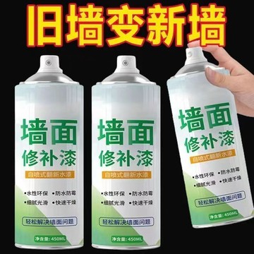 🔥臺灣出貨🔥牆面自噴漆白色牆面翻新漆白牆修復液快乾無味家用塗鴉牆上去污寶