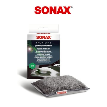 SONAX 精細清潔綿 內裝清潔專用 雙面設計 深層清潔 特殊尼龍刷設計 毛巾布 皮革 布織品 德國原裝