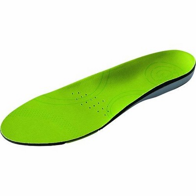 喜多　スーパーインソール３ＤＦＩＴ　ライムグリーン　フリー（２４．０〜２８．０）　（1組）　品番：NO7990