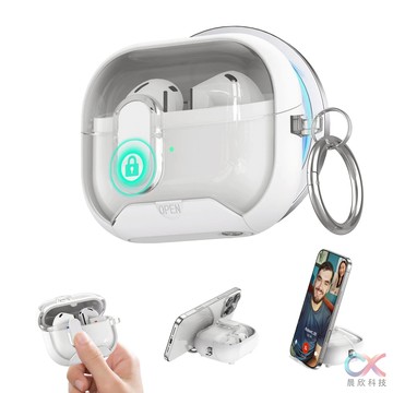 多功能設計 自動彈蓋 磁吸防摔 支架款 適用於 AirPods 4/Pro3 airpods 1/2/3/4代 耳機套