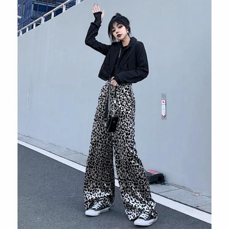 【THEAIRTOWN】レオパード柄のズボン◆韓国大人気◆ 楽天市場】SHEENA レオパード柄ワイドパンツ 春 夏 秋 冬 オール