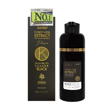 KA’FEN卡氛何首烏染髮膏Plus+ 400ml-純粹黑