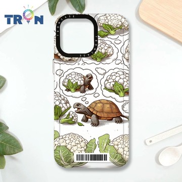 TRON IPHONE 16 PRO MAX 烏龜與花椰菜系列 防摔 MAGSAFE 磁吸 太空載具殼 透白 手機殼