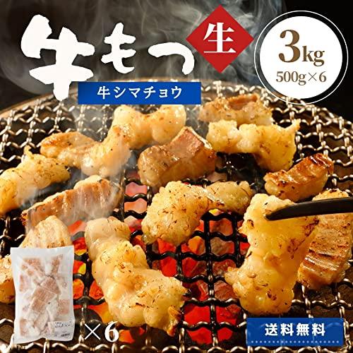 スターゼン 牛肉 牛ホルモン しま腸 3kg（500g×6パック）米国産 冷凍 シマチョウ 業務用