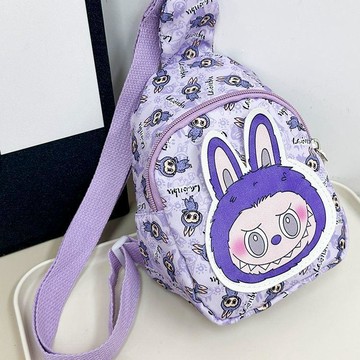 兒童玩具 兒童禮物秋冬款兒童胸包可愛小孩子單肩包卡通玩偶男女童輕便斜挎包拉布