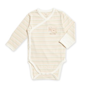 奇哥 - 有機棉兩段式調節肚衣兔裝/包屁衣/連身衣(3-6個月)