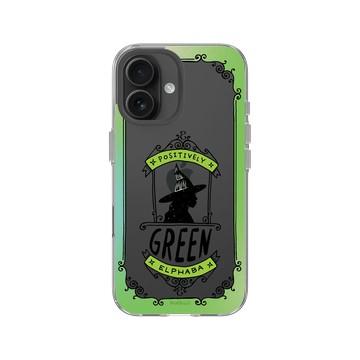 iPhone 16 Clear Case（相機按鈕） 透明 - Wicked - 正向綠-艾法芭