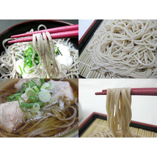 生そば三昧セット つゆ付さらしな・ヤブ細蕎麦 ドバそば 胡麻ソバ蕎麦セット