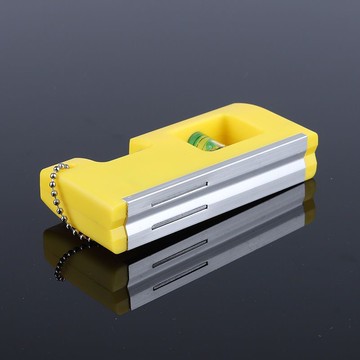 【台灣爆款】小型水平尺帶磁性便攜迷你小水平泡寸鑰匙扣水平儀功能電視架安裝【熱銷】