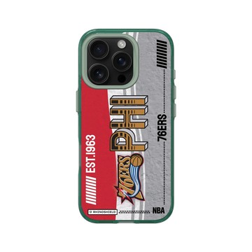iPhone 16 Pro Clear 憂墨綠 - NBA - 復古球員卡-費城76人 Philadelphia 76ers - Vintage Card