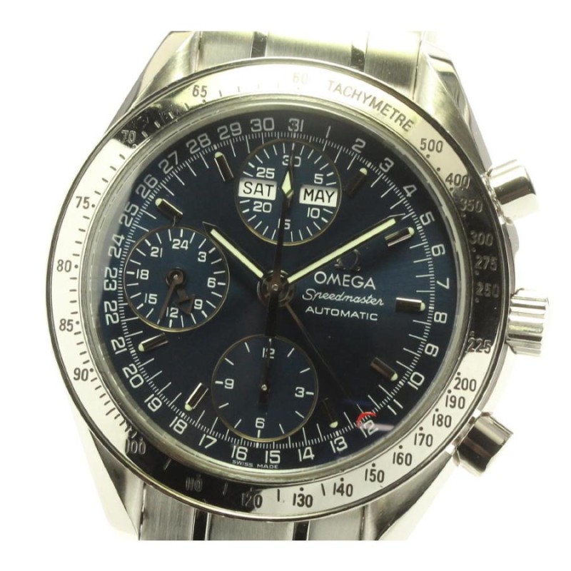 ☆良品【OMEGA】オメガ スピードマスター クロノグラフ トリプルカレンダー 3523.80 自動巻き メンズ | LINEショッピング