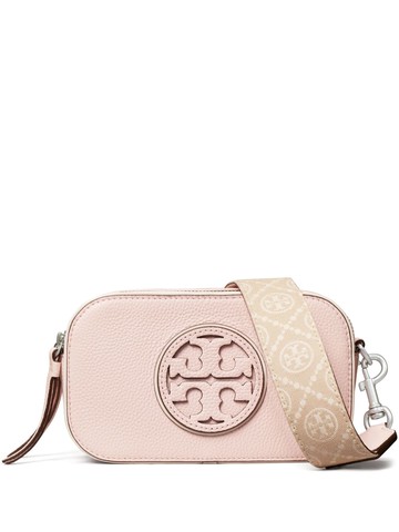 Tory Burch - mini Miller leather crossbody bag - women - Leather - One Size - Pink