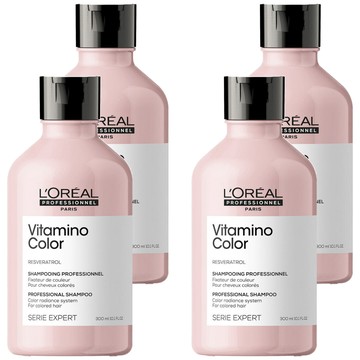L'OREAL PROFESSIONNEL 巴黎萊雅PRO 台灣公司貨 飽和護色洗髮精  300ml  4瓶