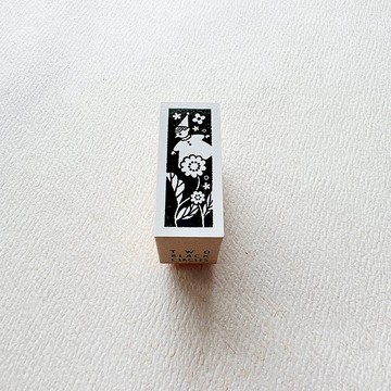 【北歐小拼貼】小精靈與花兒陰面機製印章