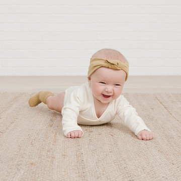 美國 Quincy Mae 有機棉寬版髮帶