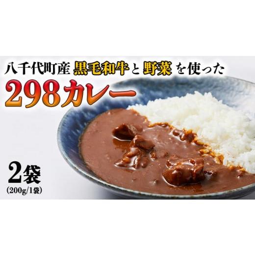 ふるさと納税 茨城県 八千代町  298（にくや） カレー （200g×２袋） レトルト ビーフ 和牛 ひとり暮…