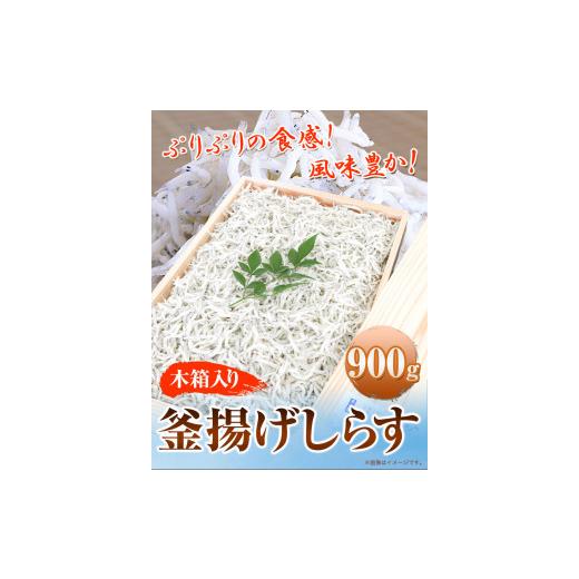 ふるさと納税 和歌山県 紀の川市 釜揚げしらす900g（木箱) 大五水産 《30日以内に順次出荷(土日祝除く)》 和歌山県 紀の川市 しらす 釜揚げしらす