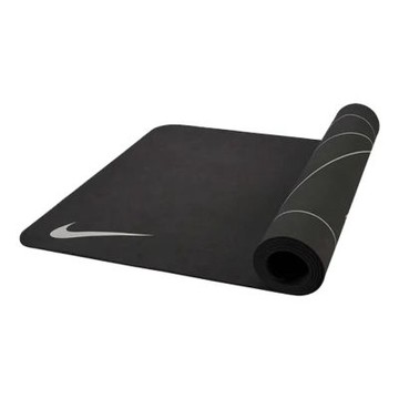 NIKE YOGO MAT 雙面瑜珈墊 運動墊 4MM 黑/海軍藍 N1007517